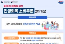 22일부터 민생회복 소비쿠폰 2차 지급 신청 개시