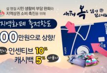 광명시, 설 맞아 2월 지역화폐 충전한도 상향, 10만 원 인센티브 + 5% 캐시백 혜택